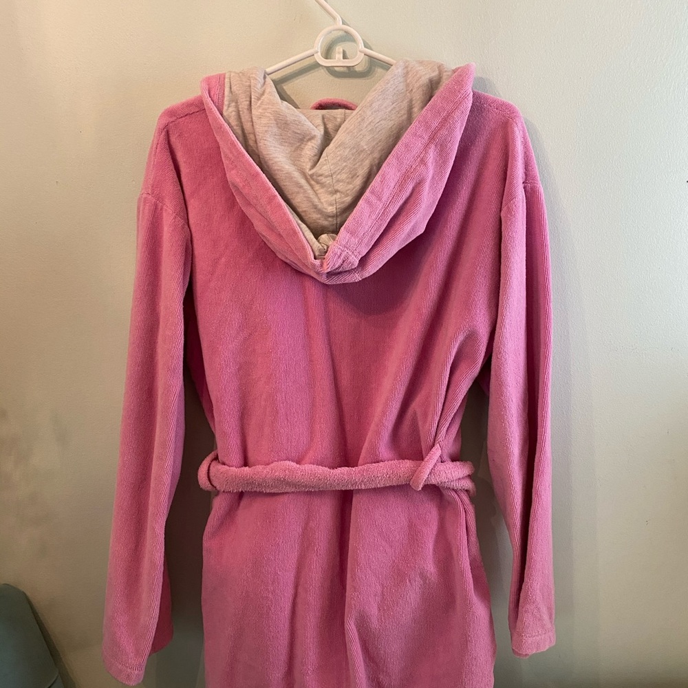Pink Terry Cloth Robe - Picture 4 of 4